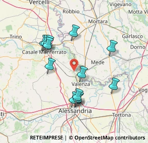 Mappa SP55 km 13.456 dir. Nord-Ovest, 15040 Pomaro Monferrato AL, Italia (14.22)