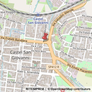 Mappa Via Costa,  19, 29015 Castel San Giovanni, Piacenza (Emilia Romagna)