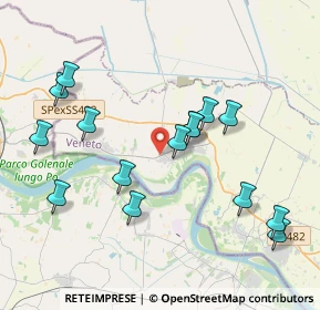 Mappa SR482, 45032 Bergantino RO, Italia (4.11467)