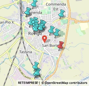 Mappa Via Don Giovanni Minzoni, 45100 Rovigo RO, Italia (0.9155)