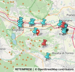 Mappa Via Torrazza, 10090 Rosta TO, Italia (4.324)