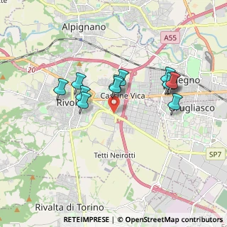 Mappa Corso L. Einaudi, 10098 Rivoli TO, Italia (1.6)