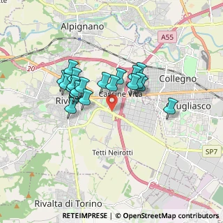 Mappa Corso L. Einaudi, 10098 Rivoli TO, Italia (1.4365)