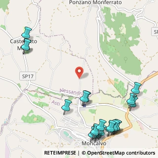 Mappa Via Santa Maria, 15020 Castelletto Merli AL, Italia (1.587)