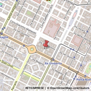 Mappa Via Vincenzo Bellini, 7, 10121 Torino, Torino (Piemonte)