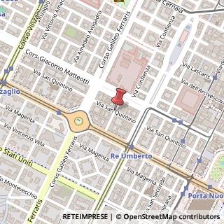 Mappa Via s. quintino 17, 10121 Torino, Torino (Piemonte)