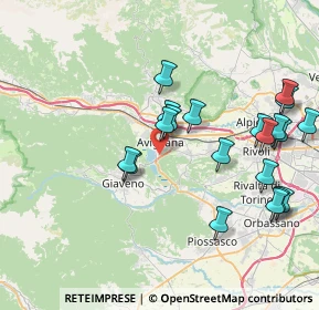 Mappa Via Ceresole, 10051 Avigliana TO, Italia (8.4315)