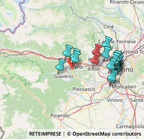 Mappa Via Ceresole, 10051 Avigliana TO, Italia (14.092)