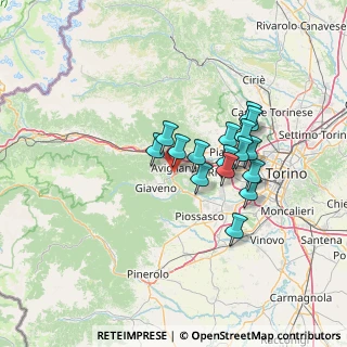 Mappa Via Ceresole, 10051 Avigliana TO, Italia (10.74625)