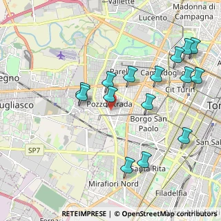 Mappa Via Castagnevizza, 10141 Torino TO, Italia (2.182)