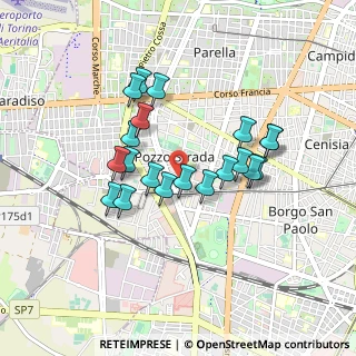 Mappa Via Castagnevizza, 10141 Torino TO, Italia (0.76)