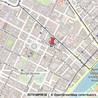 Mappa Via Principe Amedeo, 38/E, 10123 Torino, Torino (Piemonte)