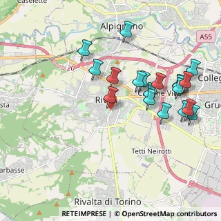 Mappa Via Colla Luigi, 10098 Rivoli TO, Italia (2.07)