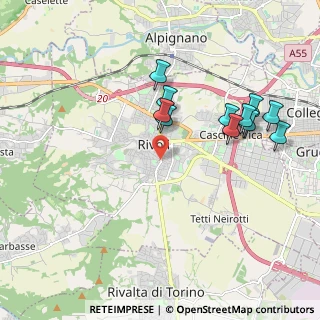 Mappa Corso XXV Aprile, 10098 Rivoli TO, Italia (1.94636)