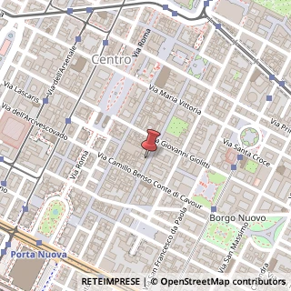 Mappa Via Carlo Alberto, 24, 10123 Torino, Torino (Piemonte)