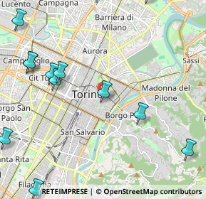 Mappa P.za Carlo Emanuele II, 10123 Torino TO, Italia (2.895)