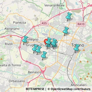 Mappa Corso Adriatico, 10095 Grugliasco TO, Italia (2.84545)