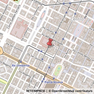 Mappa Via dell'Arsenale, 29, 10121 Torino, Torino (Piemonte)