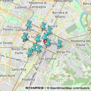 Mappa Via dell'Arsenale, Torino (1.3475)