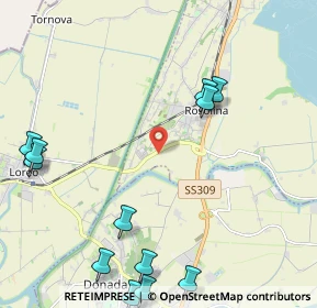 Mappa Via Fenilone, 45010 Rosolina RO, Italia (2.8975)