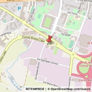 Mappa Corso Primo Levi, 25/A, 10098 Rivoli, Torino (Piemonte)
