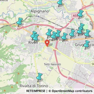 Mappa C.so Primo Levi, 10098 Rivoli TO, Italia (2.46)