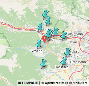 Mappa Laghi di Avigliana, 10051 Avigliana TO, Italia (5.79182)