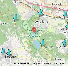 Mappa Lago Grande di Avigliana, 10051 Avigliana TO, Italia (3.31636)