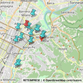 Mappa Corso Quintino Sella, 10132 Torino TO, Italia (1.90867)
