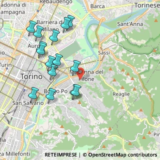 Mappa Corso Quintino Sella, 10132 Torino TO, Italia (2.15333)