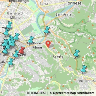Mappa Strada D'Harcourt, 10132 Torino TO, Italia (3.374)