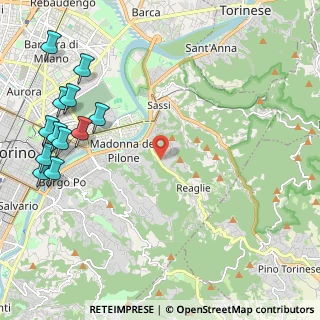 Mappa Strada D'Harcourt, 10132 Torino TO, Italia (2.97167)