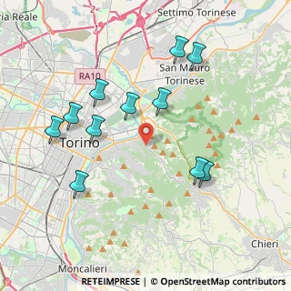 Mappa Strada D'Harcourt, 10132 Torino TO, Italia (4.04545)