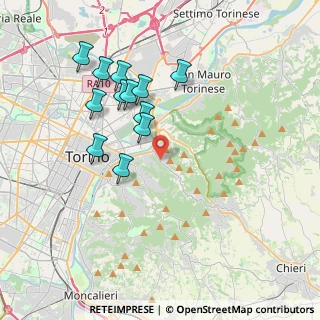 Mappa Strada D'Harcourt, 10132 Torino TO, Italia (3.63667)