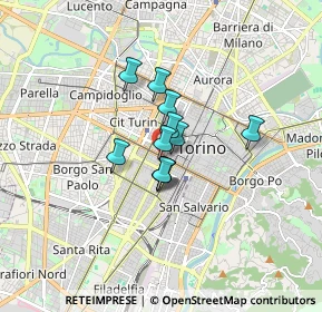Mappa Corso Vittorio Emanuele II, 10128 Torino TO, Italia (0.94364)