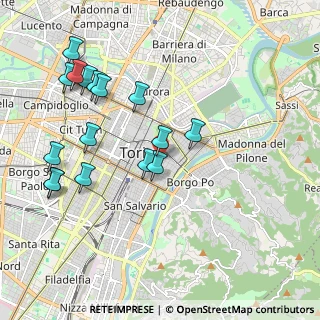 Mappa Via maria Vittoria, 10123 Torino TO, Italia (2.165)