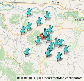 Mappa SP 16, 15020 Castelletto Merli AL (5.835)
