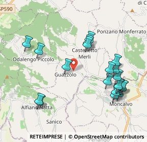 Mappa SP 16, 15020 Castelletto Merli AL (2.2085)