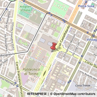 Mappa Corso Castelfidardo, 30/A, 10129 Torino, Torino (Piemonte)
