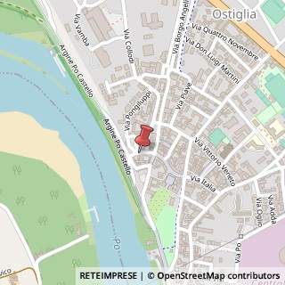 Mappa Via Pasquale Miglioretti, 13, 46035 Ostiglia, Mantova (Lombardia)