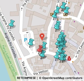 Mappa P.za Mercato, 46035 Ostiglia MN, Italia (0.07692)