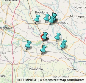 Mappa P.za Mercato, 46035 Ostiglia MN, Italia (10.7315)