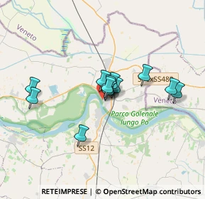 Mappa P.za Mercato, 46035 Ostiglia MN, Italia (2.42615)