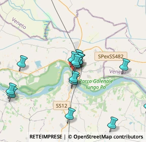 Mappa P.za Mercato, 46035 Ostiglia MN, Italia (4.867)