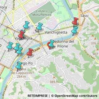 Mappa Via Vignale, 10132 Torino TO, Italia (1.24833)