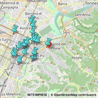 Mappa Via Vignale, 10132 Torino TO, Italia (2.1365)