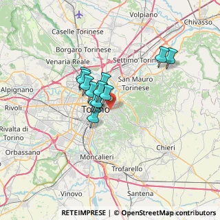 Mappa Piazza Gozzano Guido, 10132 Torino TO, Italia (4.74417)