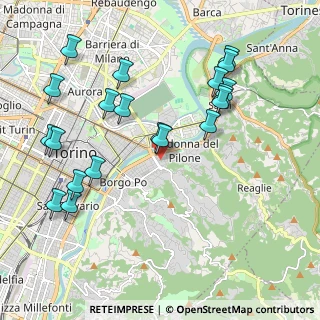 Mappa Piazza Gozzano Guido, 10132 Torino TO, Italia (2.2505)