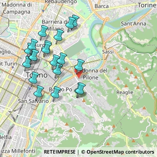 Mappa Piazza Gozzano Guido, 10132 Torino TO, Italia (2.142)