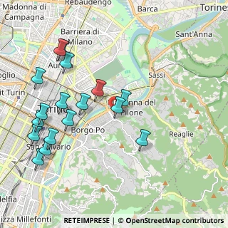 Mappa Piazza Gozzano Guido, 10132 Torino TO, Italia (2.28824)